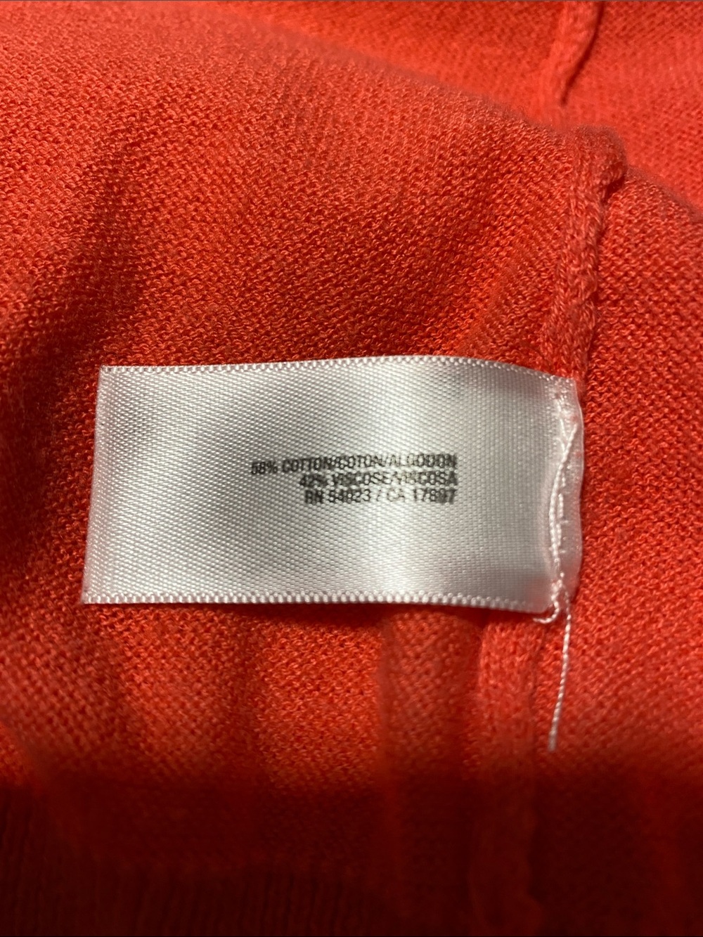 OLD NAVY Women’s Lightweight Coral 3/4 Sleeve V-Neck Button-Front Cardigan—Sz Lg - Picture 4 of 12